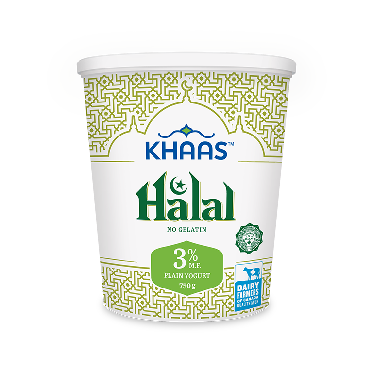 Khaas Halal yogurt packaging
